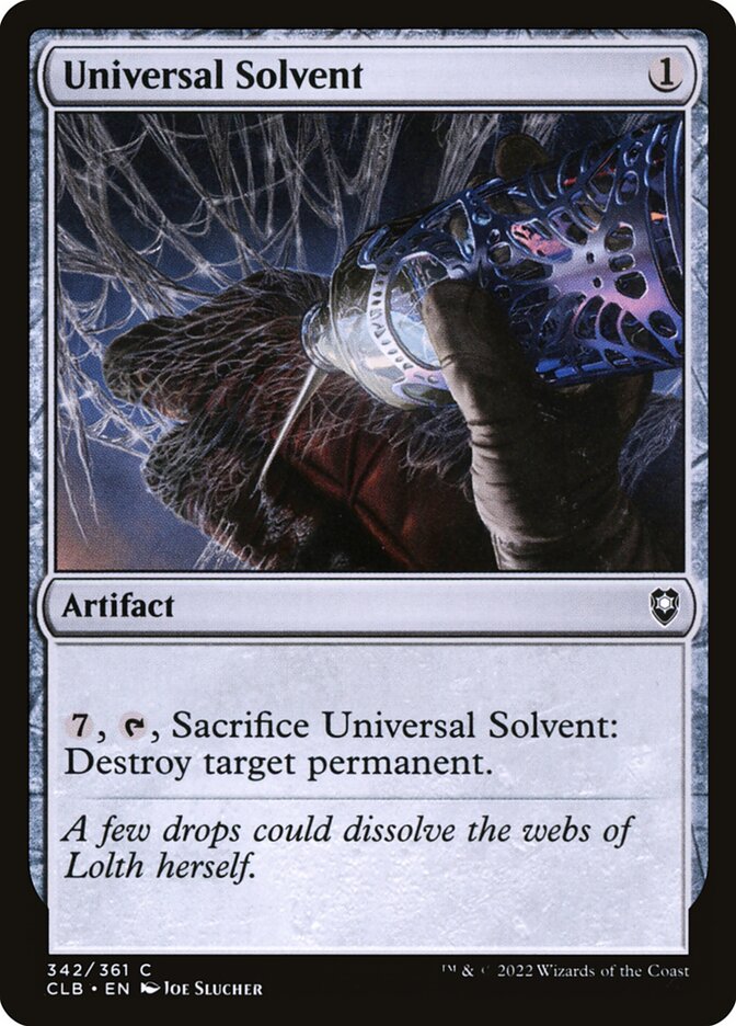 Universal Solvent (342) - Commander Legends: Battle for Baldur's Gate (CLB)
