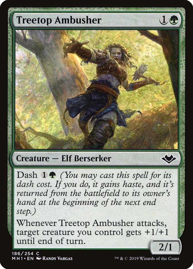 Treetop Ambusher (186) - Modern Horizons (MH1)