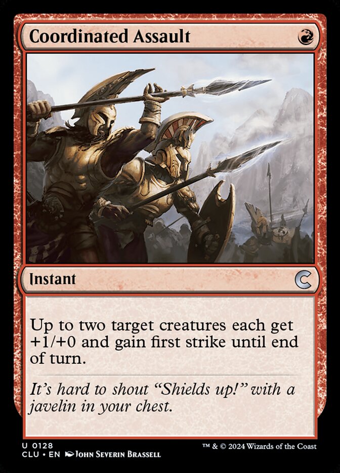 Coordinated Assault (128) - Ravnica: Clue Edition (CLU)