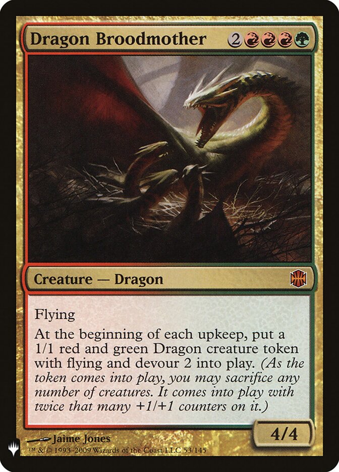 Dragon Broodmother (ARB-53) - The List (PLST)