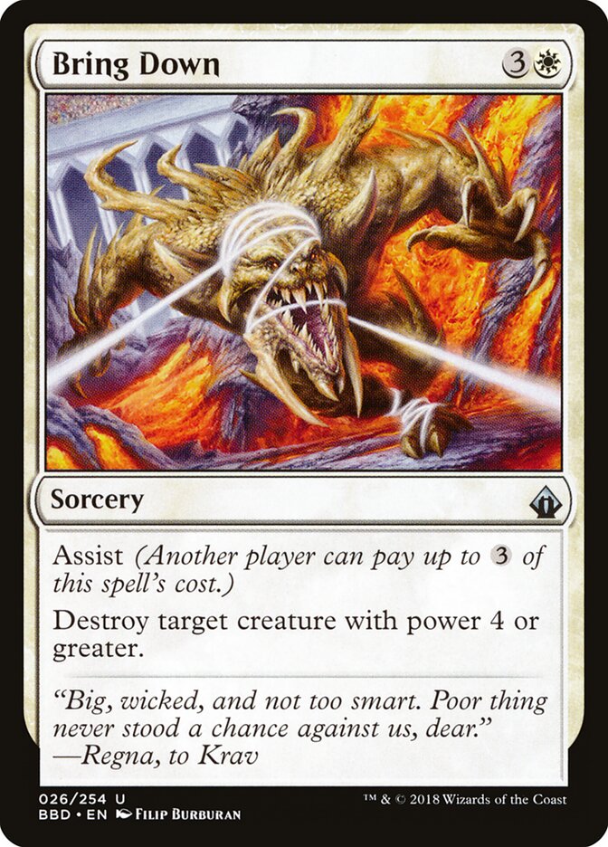 Bring Down (26) - Battlebond (BBD)