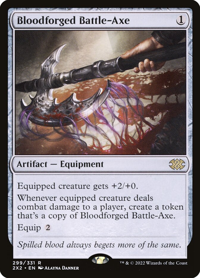 Bloodforged Battle-Axe (299) - Double Masters 2022 (2X2)