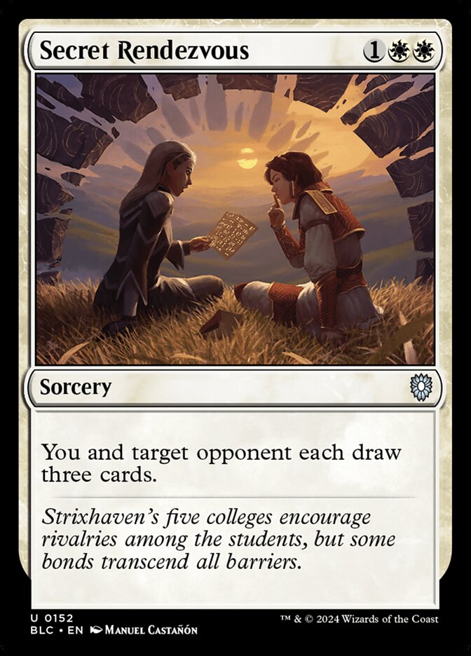 Secret Rendezvous (152) - Bloomburrow Commander (BLC)