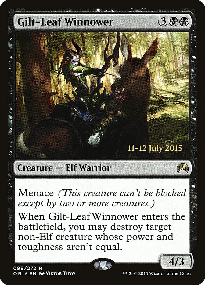 Gilt-Leaf Winnower (99s) - Magic Origins Promos (PORI)