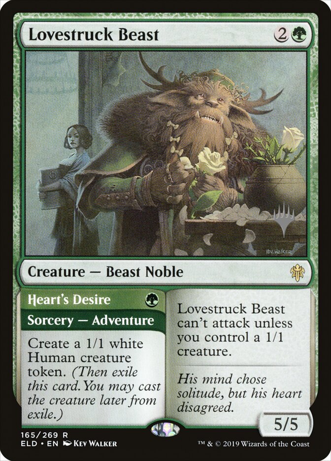 Lovestruck Beast // Heart's Desire (165p) - Throne of Eldraine Promos (PELD)