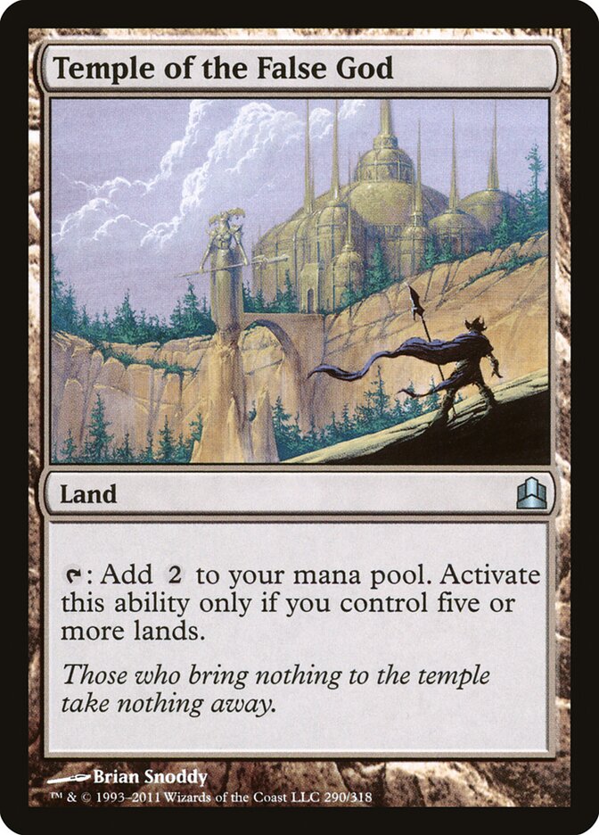 Temple of the False God (290) - Commander 2011 (CMD)