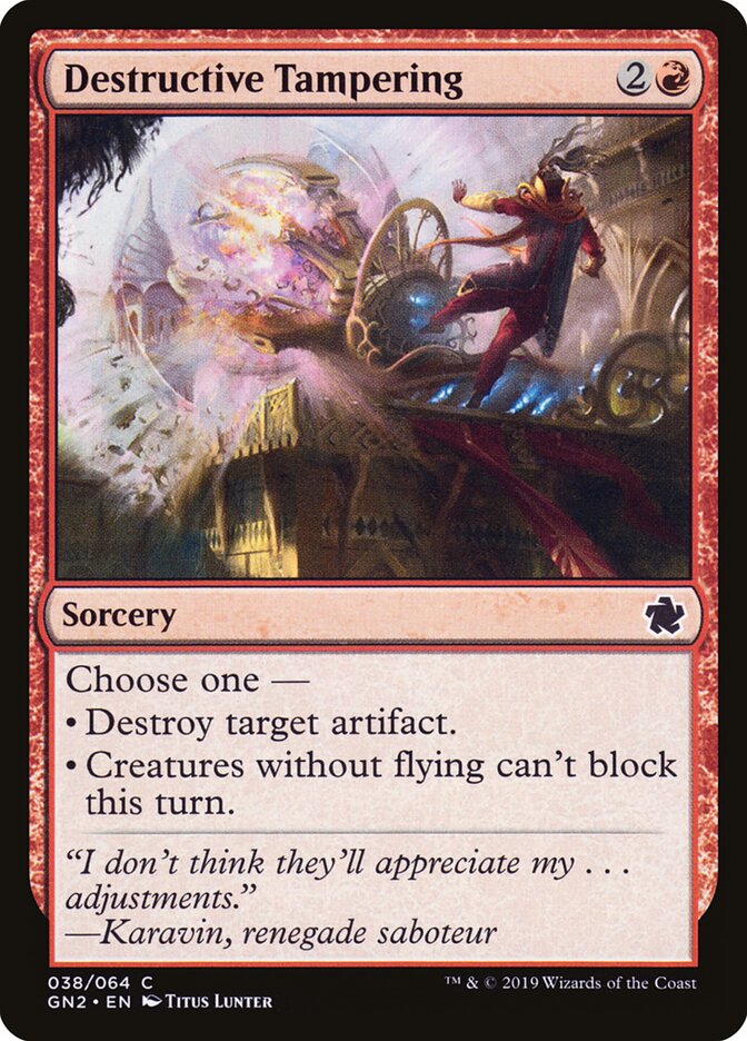 Destructive Tampering (38) - Game Night 2019 (GN2)