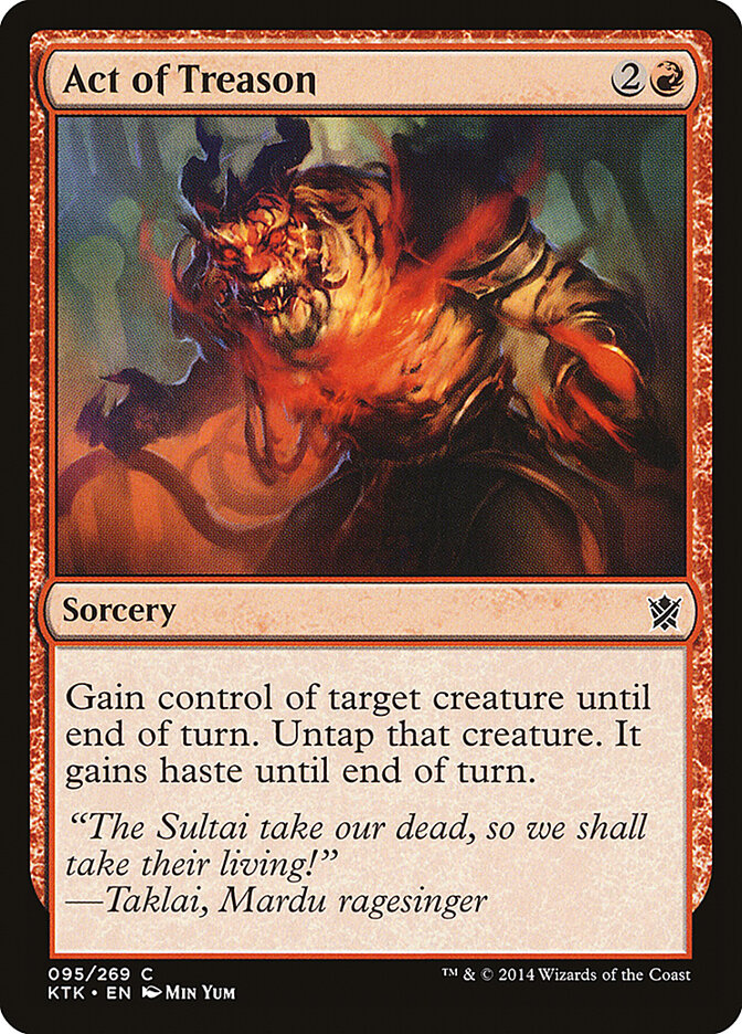 Act of Treason (95) - Khans of Tarkir (KTK)