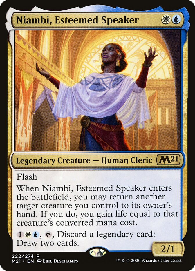 Niambi, Esteemed Speaker (222) - Core Set 2021 (M21)