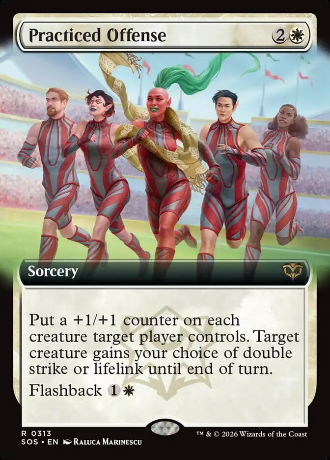 Practiced Offense (313) - Secrets of Strixhaven (SOS)