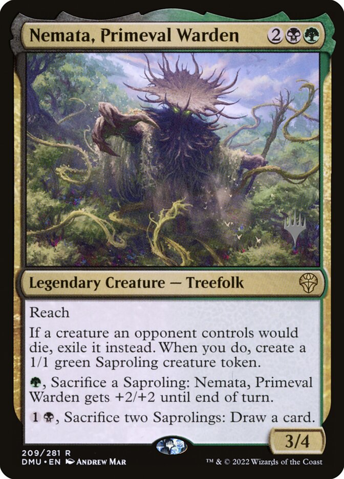 Nemata, Primeval Warden (209p) - Dominaria United Promos (PDMU)