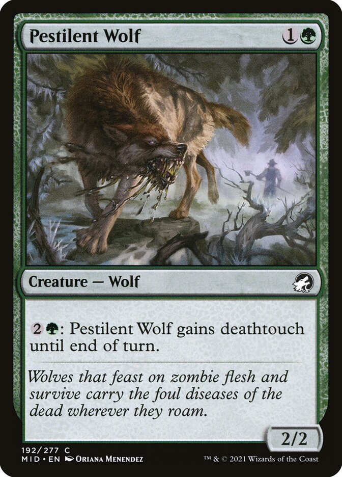 Pestilent Wolf (192) - Innistrad: Midnight Hunt (MID)