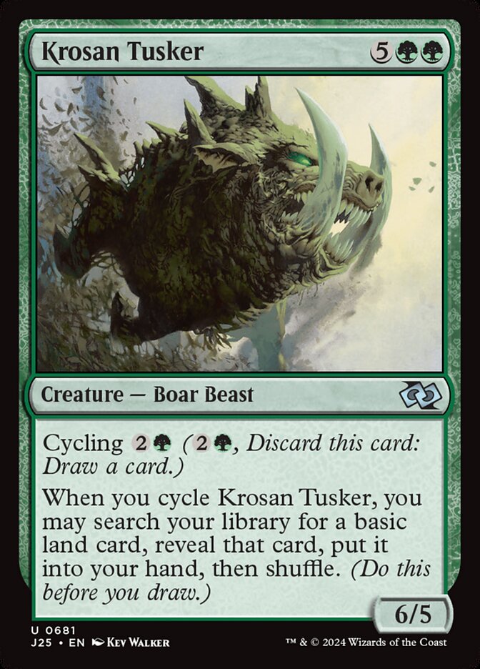 Krosan Tusker (681) - Foundations Jumpstart (J25)