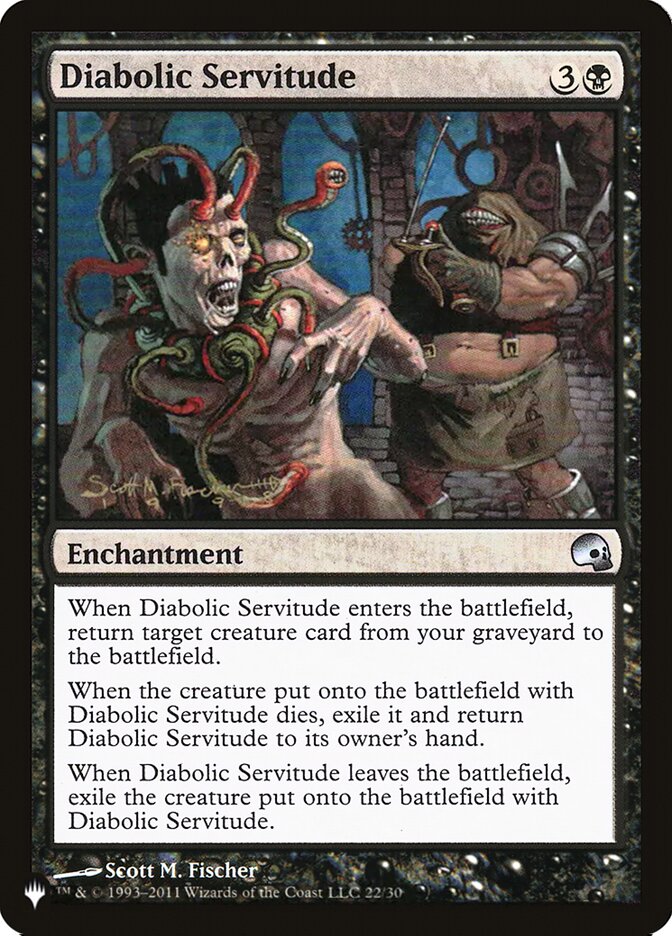 Diabolic Servitude (PD3-22) - The List (PLST)