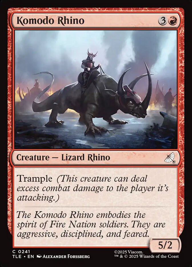 Komodo Rhino (241) - Avatar: The Last Airbender Eternal (TLE)
