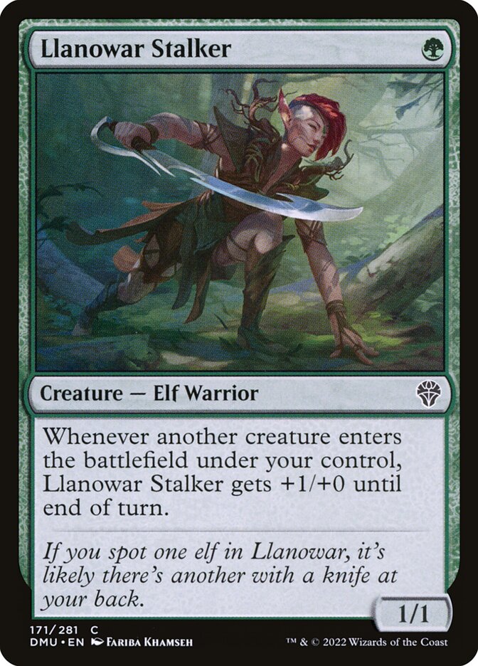 Llanowar Stalker (171) - Dominaria United (DMU)