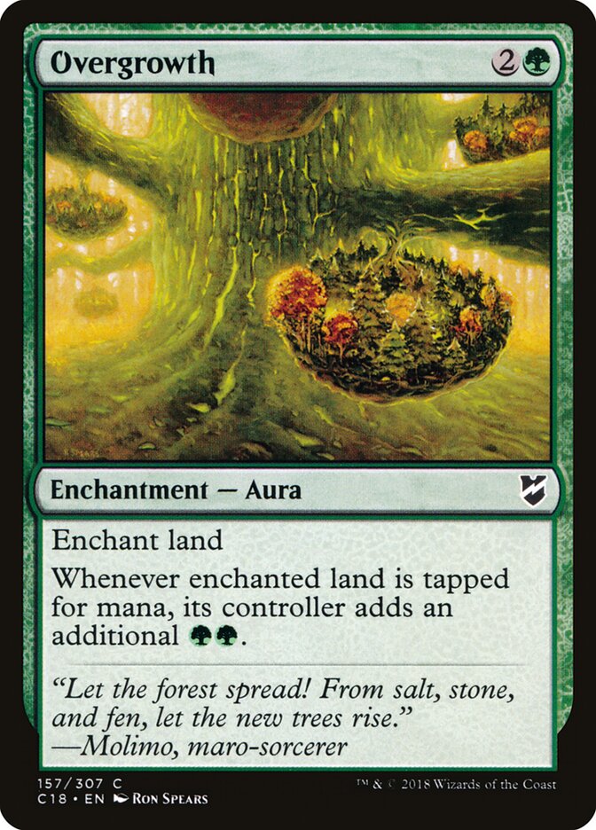 Overgrowth (157) - Commander 2018 (C18)