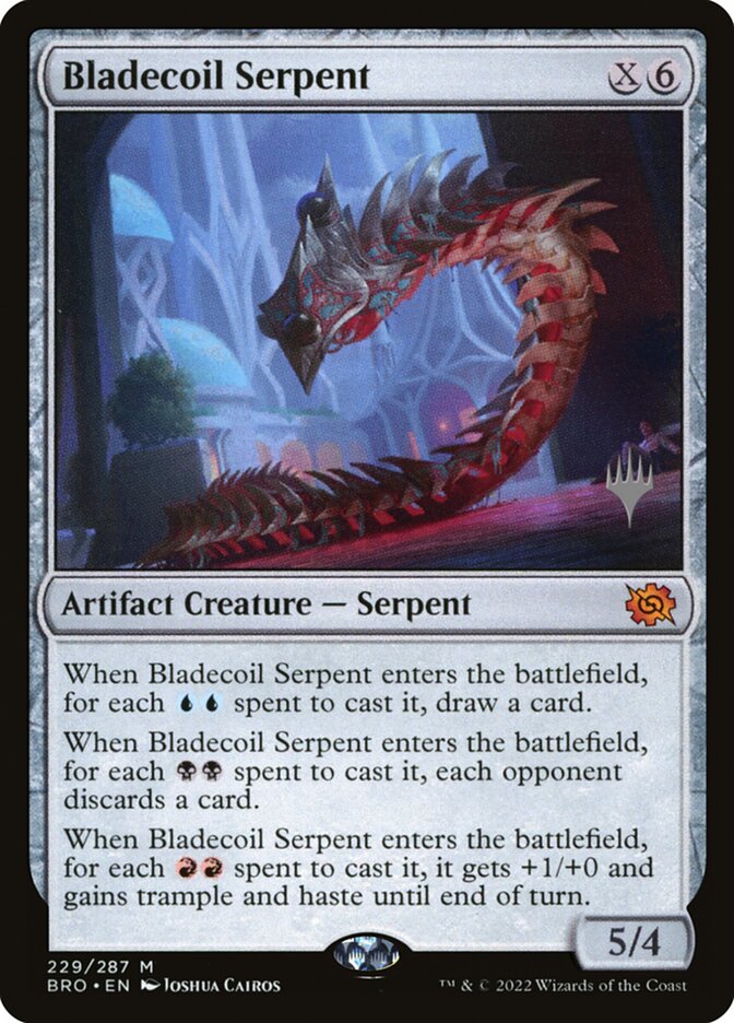 Bladecoil Serpent (229p) - The Brothers' War Promos (PBRO)