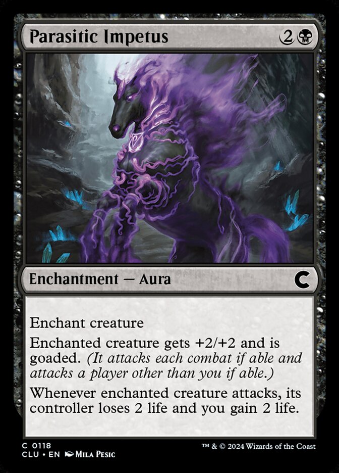 Parasitic Impetus (118) - Ravnica: Clue Edition (CLU)