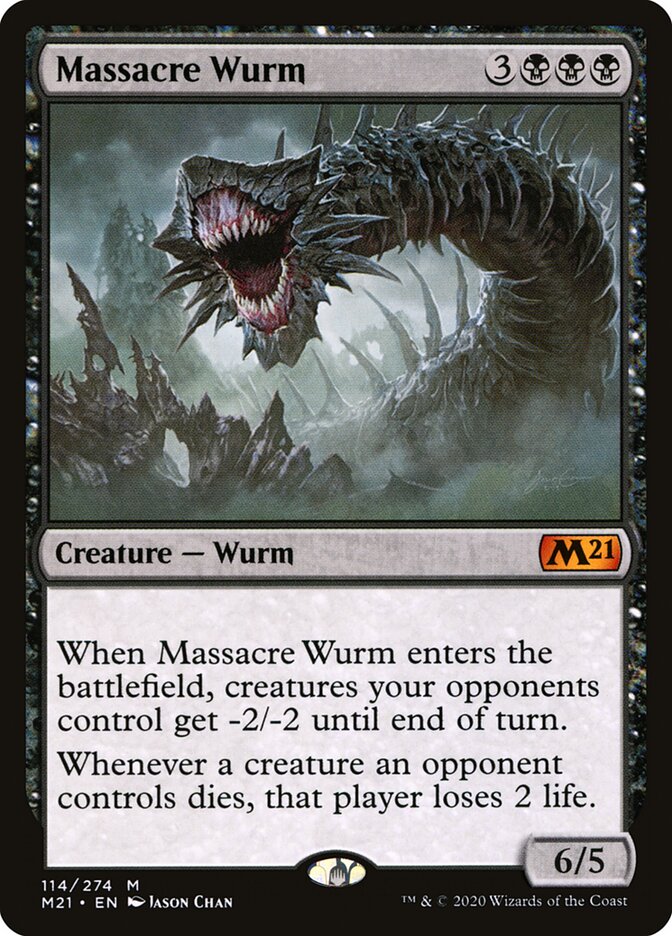 Massacre Wurm (114) - Core Set 2021 (M21)