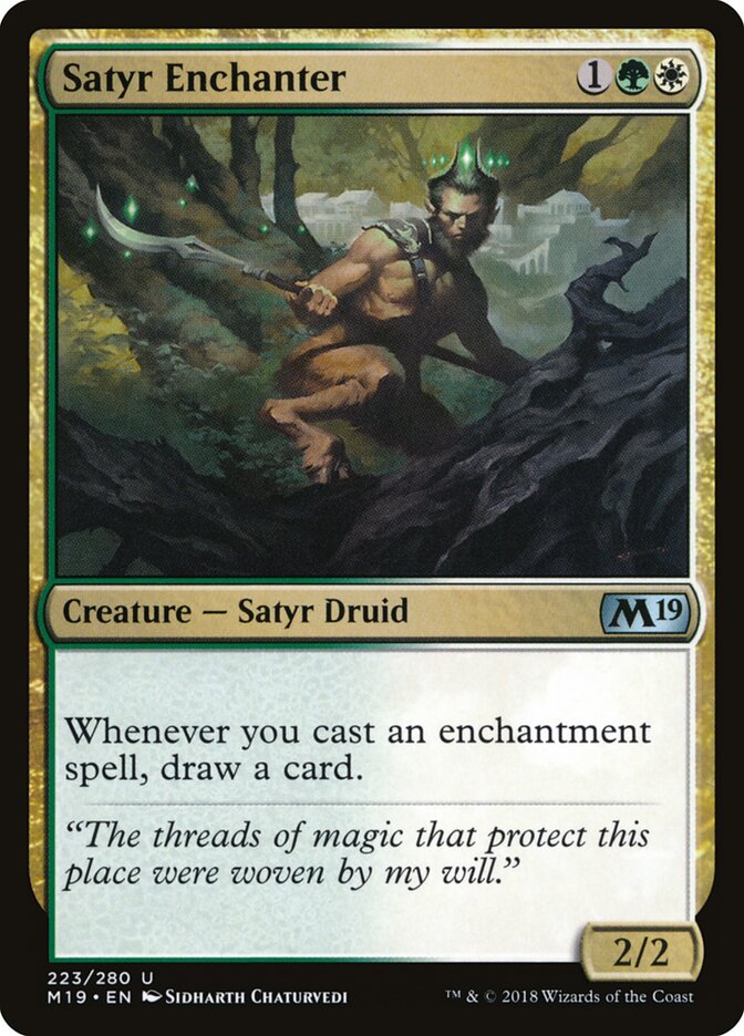 Satyr Enchanter (223) - Core Set 2019 (M19)