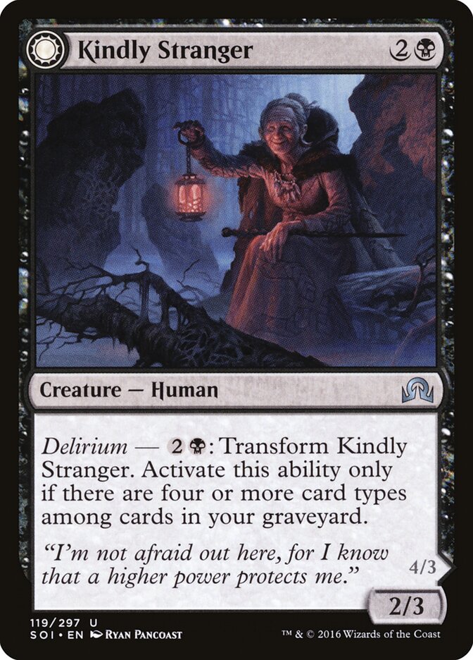 Kindly Stranger // Demon-Possessed Witch (119) - Shadows over Innistrad (SOI)