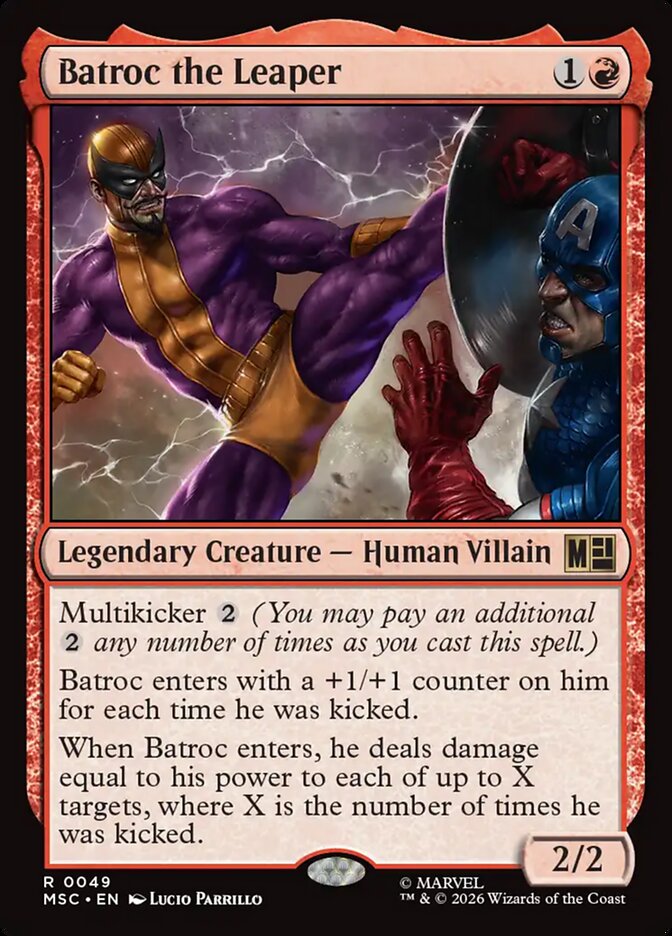 Batroc the Leaper (49) - Marvel Super Heroes Commander (MSC)