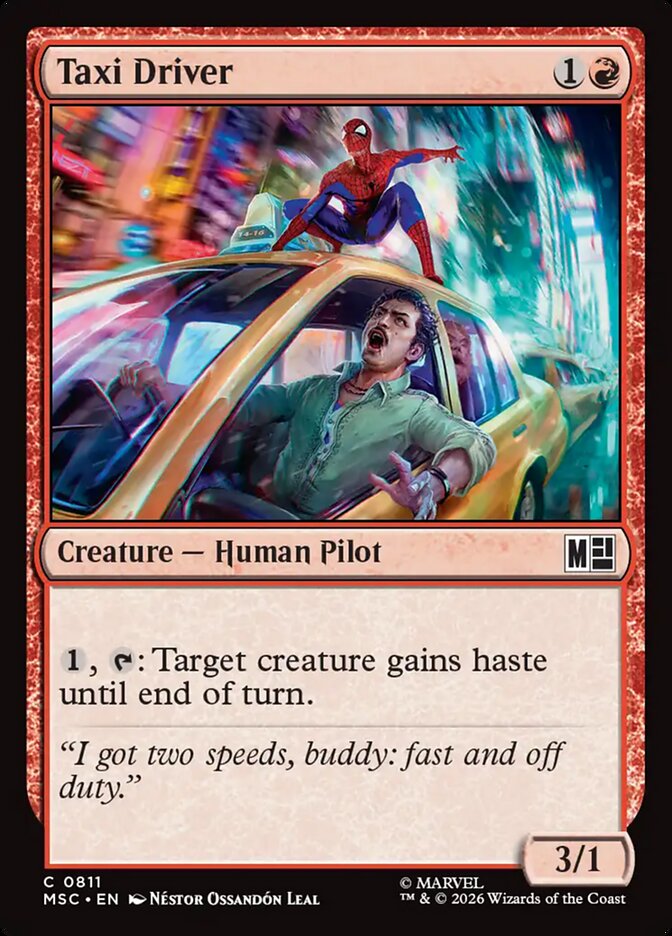 Taxi Driver (811) - Marvel Super Heroes Commander (MSC)