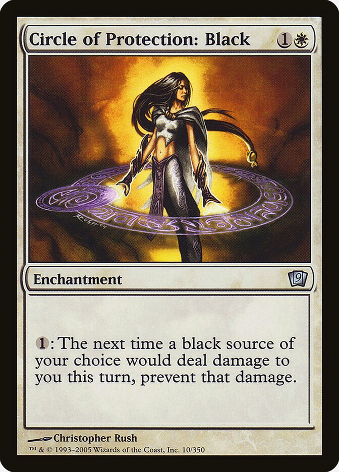 Circle of Protection: Black (10) - Ninth Edition (9ED)