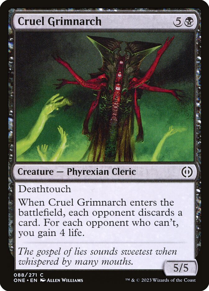 Cruel Grimnarch (88) - Phyrexia: All Will Be One (ONE)