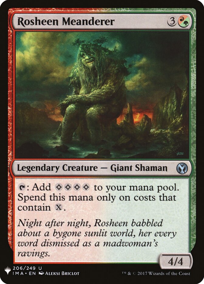 Rosheen Meanderer (IMA-206) - The List (PLST)