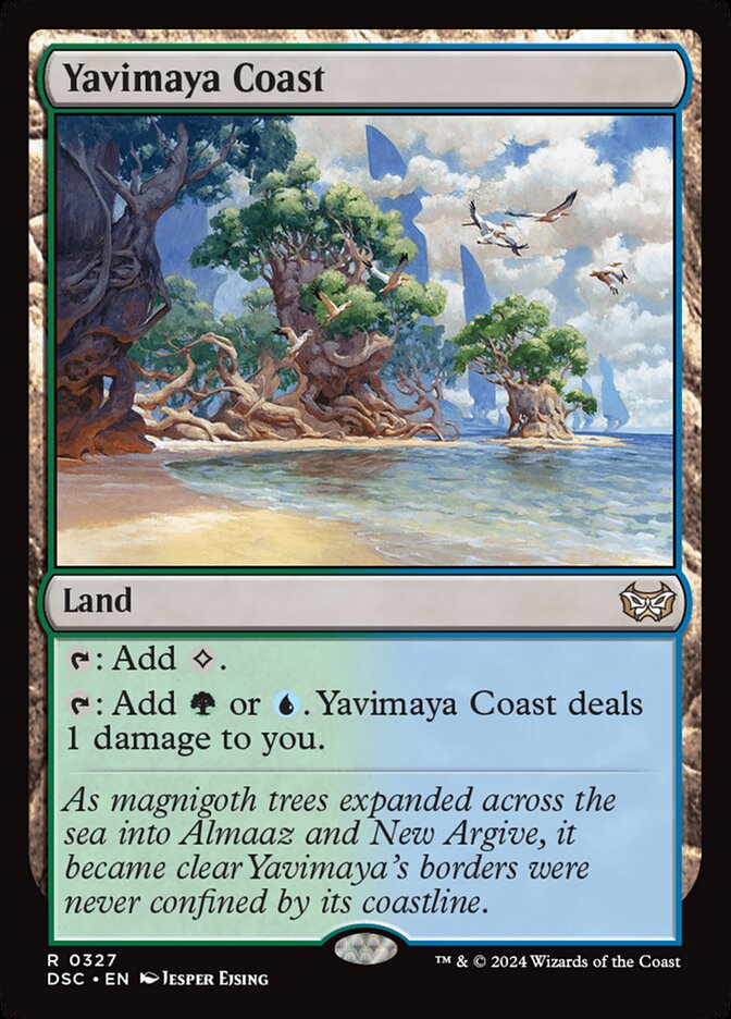 Yavimaya Coast (327) - Duskmourn: House of Horror Commander (DSC)