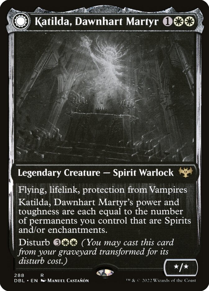 Katilda, Dawnhart Martyr // Katilda's Rising Dawn - Innistrad: Double Feature (DBL)