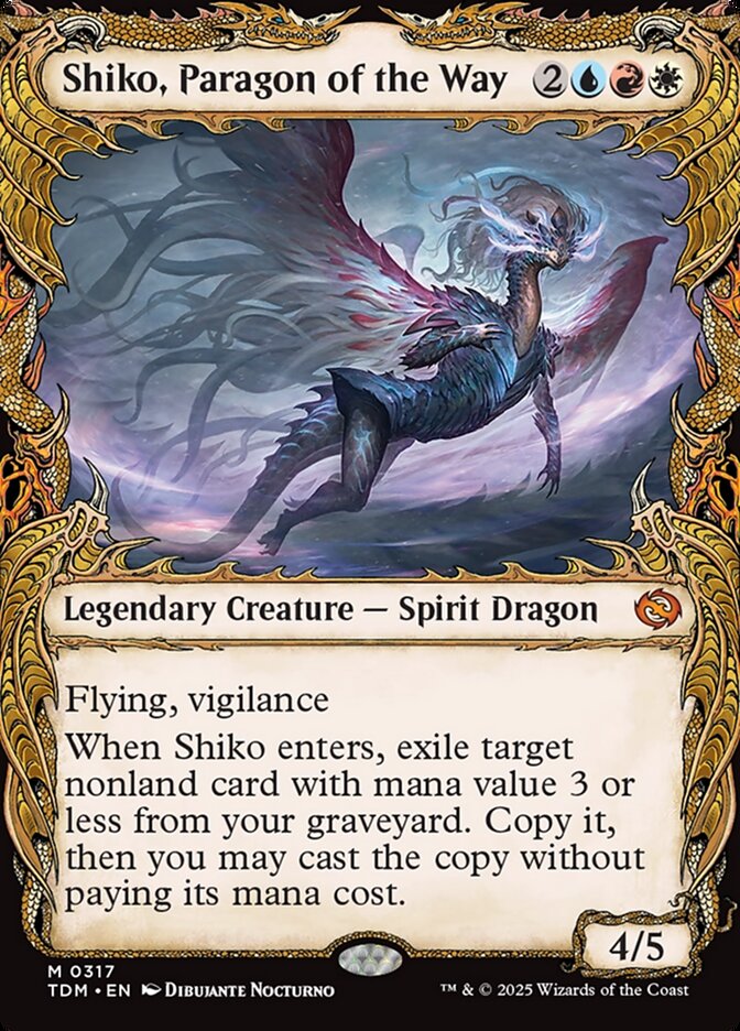 Shiko, Paragon of the Way (317) - Tarkir: Dragonstorm (TDM)
