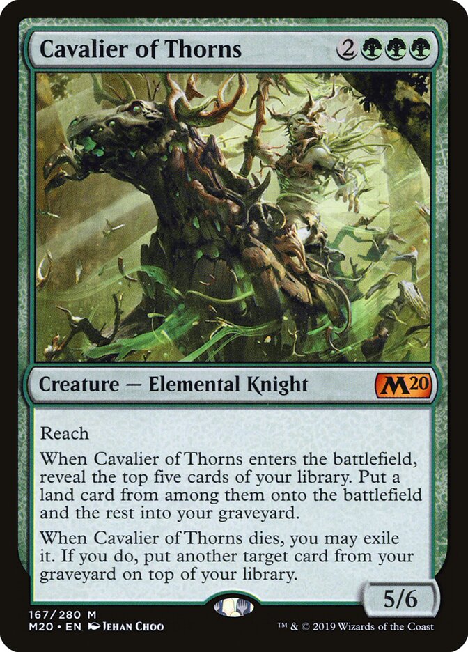 Cavalier of Thorns (167) - Core Set 2020 (M20)