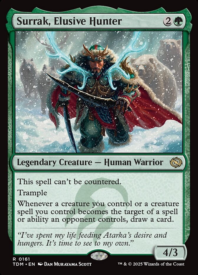 Surrak, Elusive Hunter (161) - Tarkir: Dragonstorm (TDM)