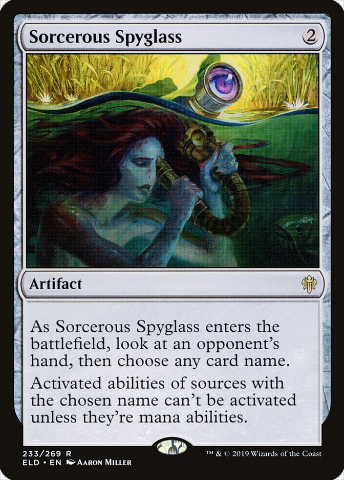 Sorcerous Spyglass (233) - Throne of Eldraine (ELD)