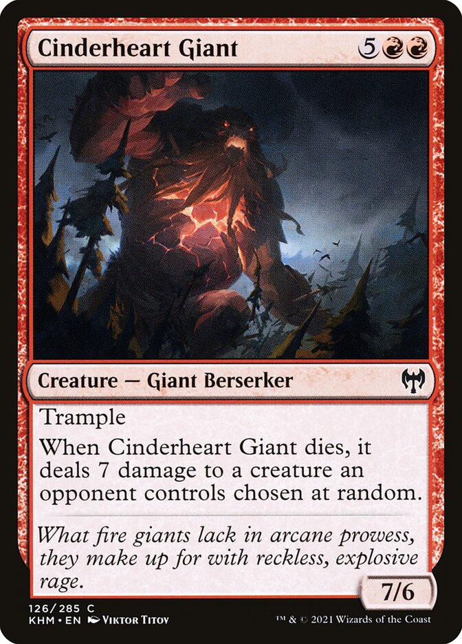 Cinderheart Giant (126) - Kaldheim (KHM)