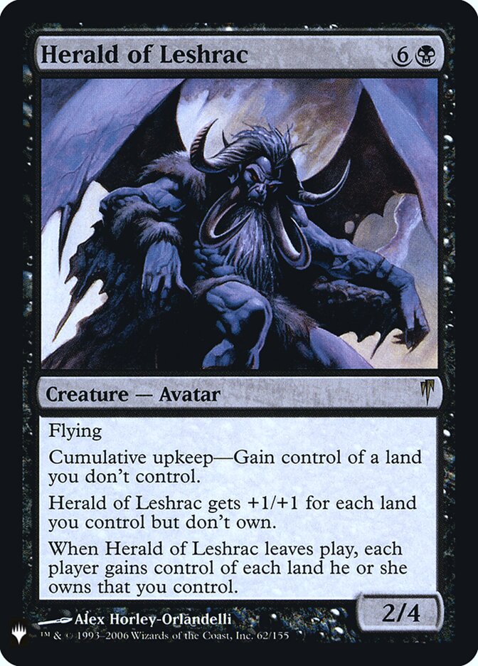 Herald of Leshrac (CSP-62) - The List (PLST)