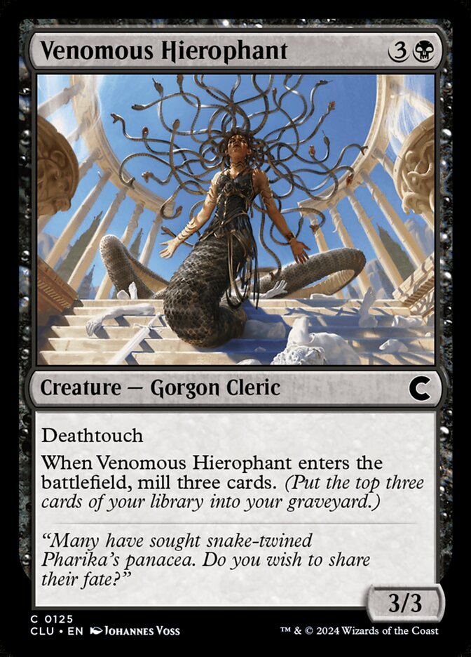 Venomous Hierophant (125) - Ravnica: Clue Edition (CLU)
