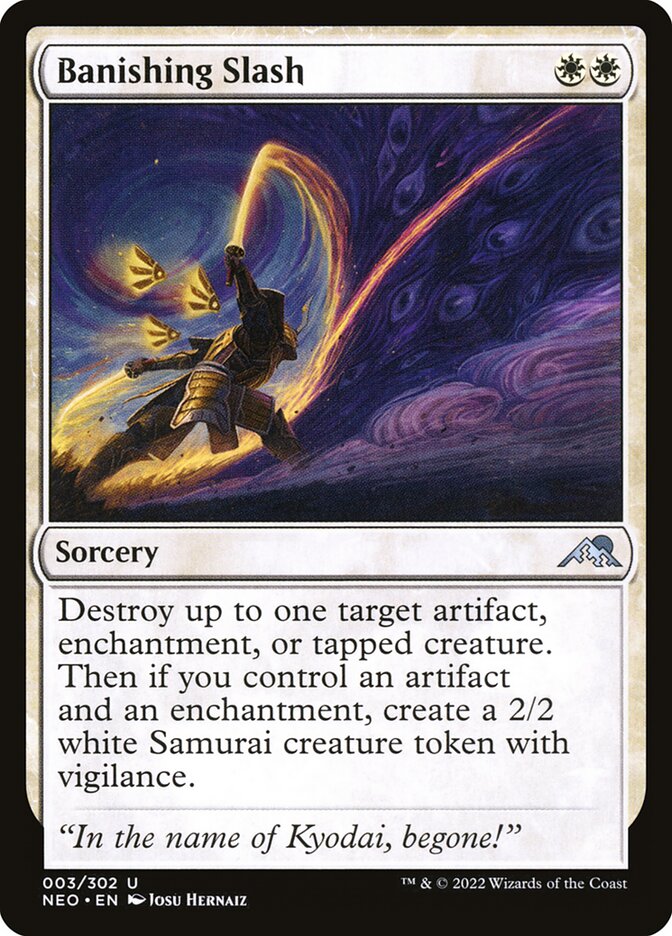 Banishing Slash (3) - Kamigawa: Neon Dynasty (NEO)