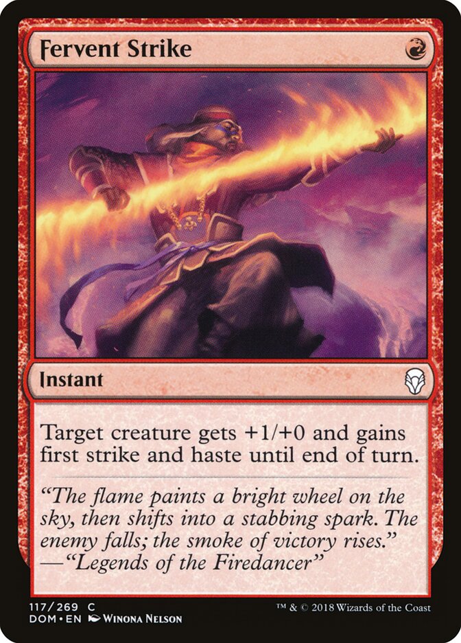 Fervent Strike (117) - Dominaria (DOM)