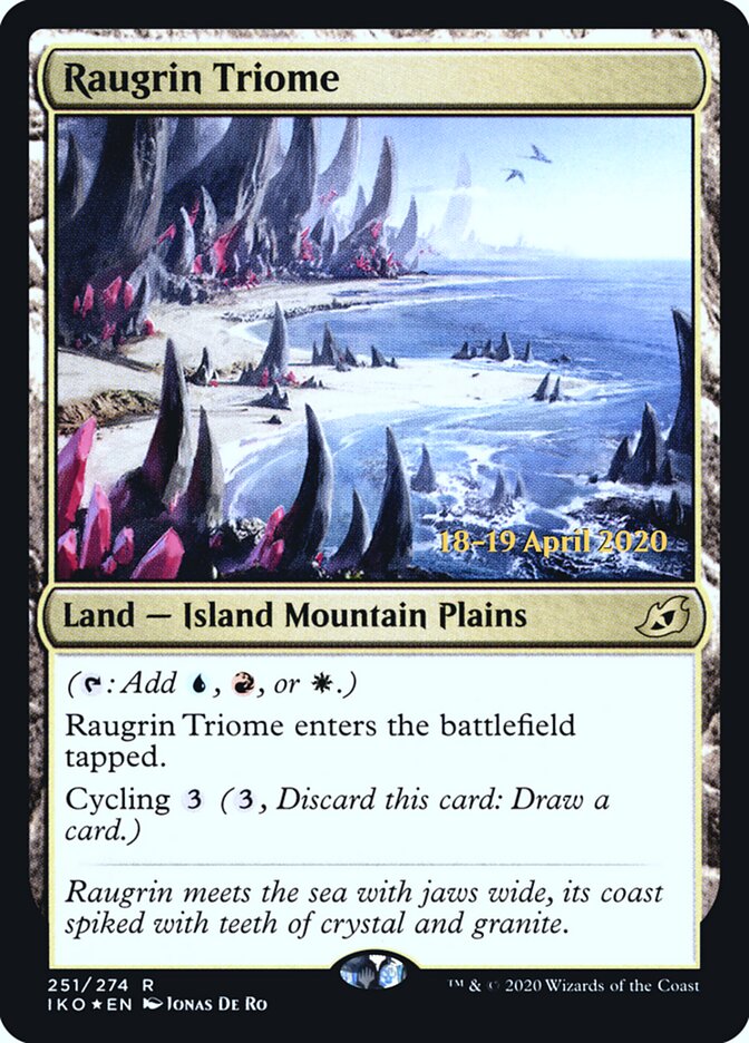 Raugrin Triome (251s) - Ikoria: Lair of Behemoths Promos (PIKO)
