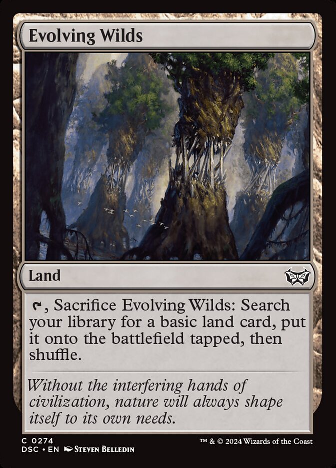 Evolving Wilds (274) - Duskmourn: House of Horror Commander (DSC)
