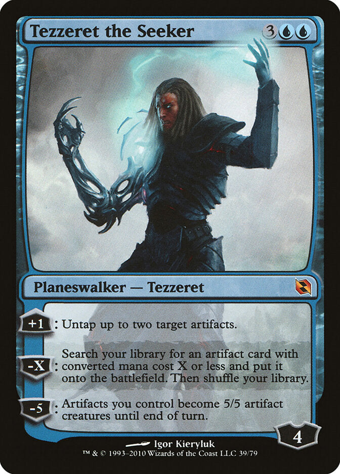 Tezzeret the Seeker (39) - Duel Decks: Elspeth vs. Tezzeret (DDF)