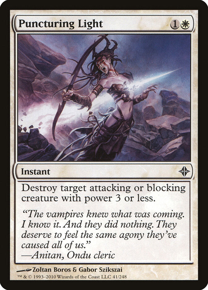 Puncturing Light (41) - Rise of the Eldrazi (ROE)