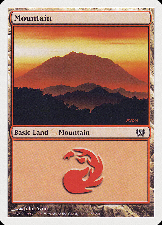 Mountain (345) - Eighth Edition (8ED)