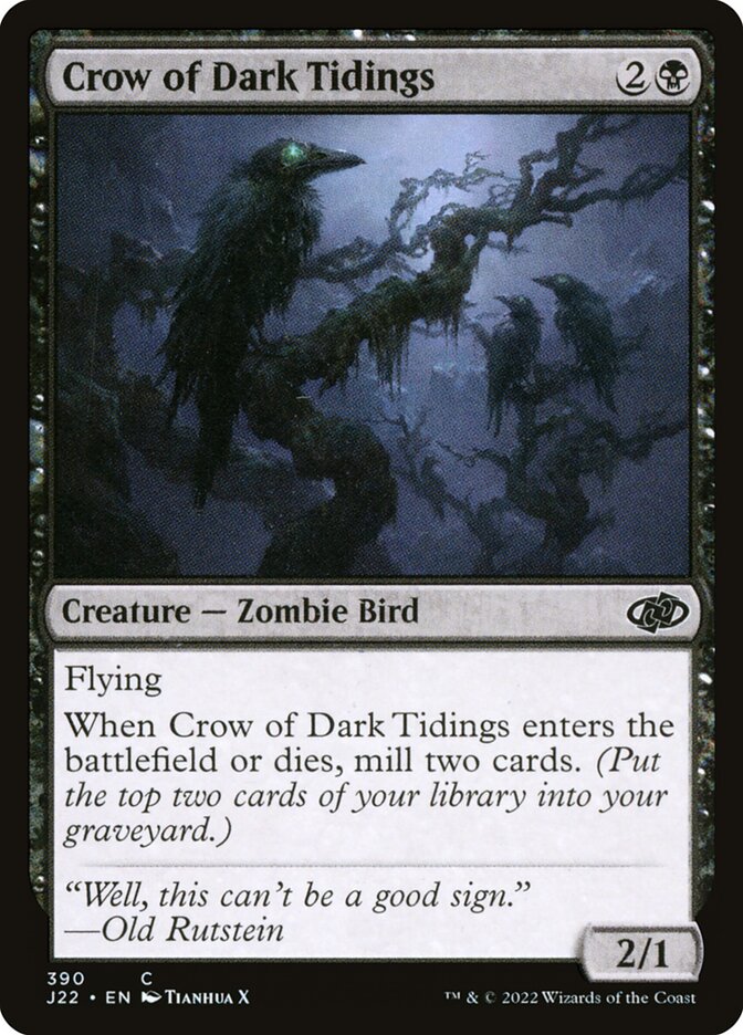 Crow of Dark Tidings (390) - Jumpstart 2022 (J22)