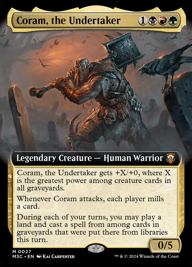 Coram, the Undertaker (27) - Modern Horizons 3 Commander (M3C)