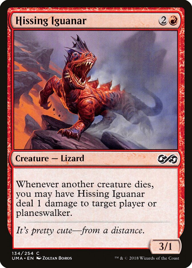 Hissing Iguanar (134) - Ultimate Masters (UMA)